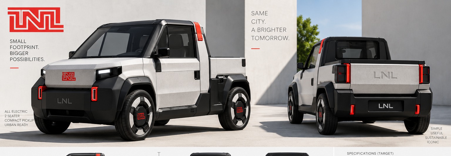 LNL electric micro pickup concept